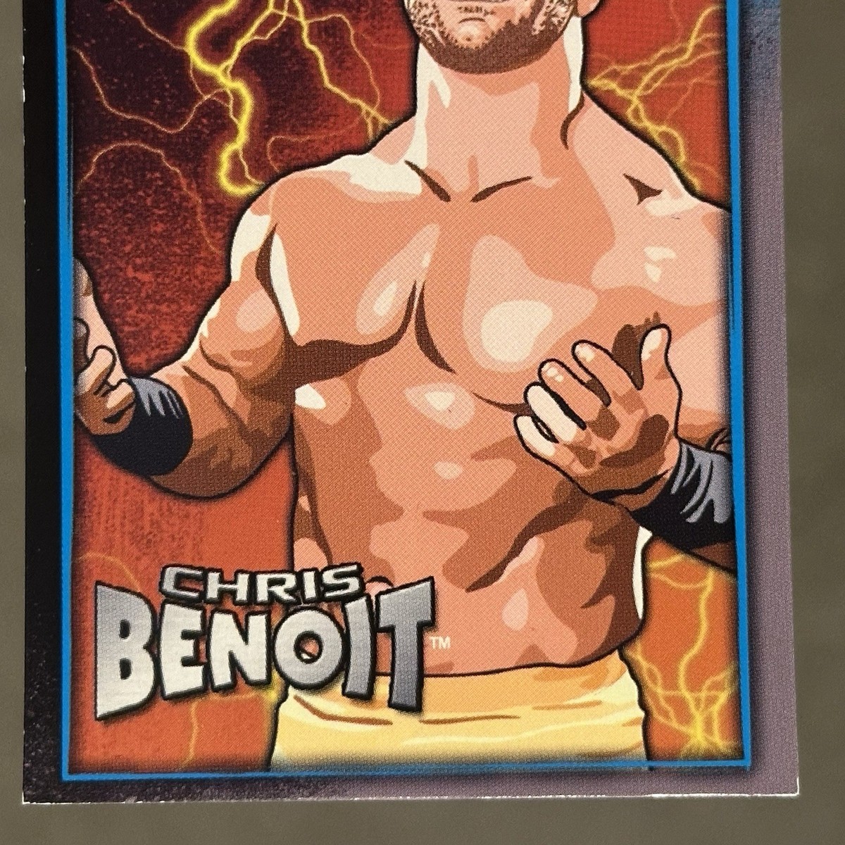2007 Topps Tags Chris Benoit #7 Insert Promo Card [US] WWE