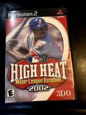 High Heat Major League Baseball 2002 Game PS2 Playstation 2 - CIB