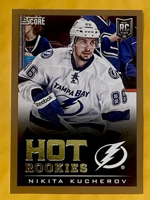 2013-14 Panini Score Hot Rookies Gold Nikita Kucherov #705 - Image 1 of 2