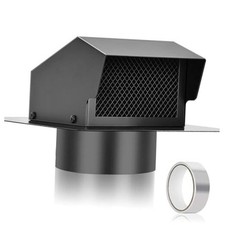 6 Inch Roof Vent Cap, Heavy Duty Galvanized Steel Removable Roof Exhaust 6 IN