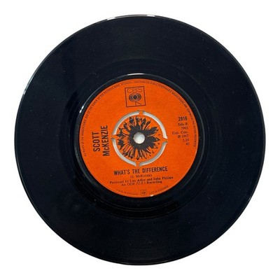 Scott McKenzie San Francisco Flowers In Your Hair 1967 CBS 45 RPM Single