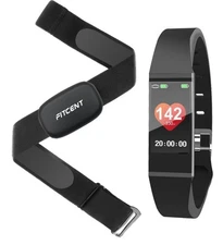 Fitcent Heart Rate Monitor Chest Strap & Fitness Tracker Bluetooth ANT+