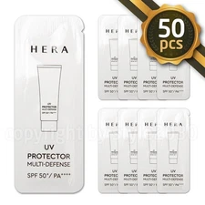 HERA UV Protector Tone-up 1ml x 50 pcs SPF50+ PA++++ Sunscreen