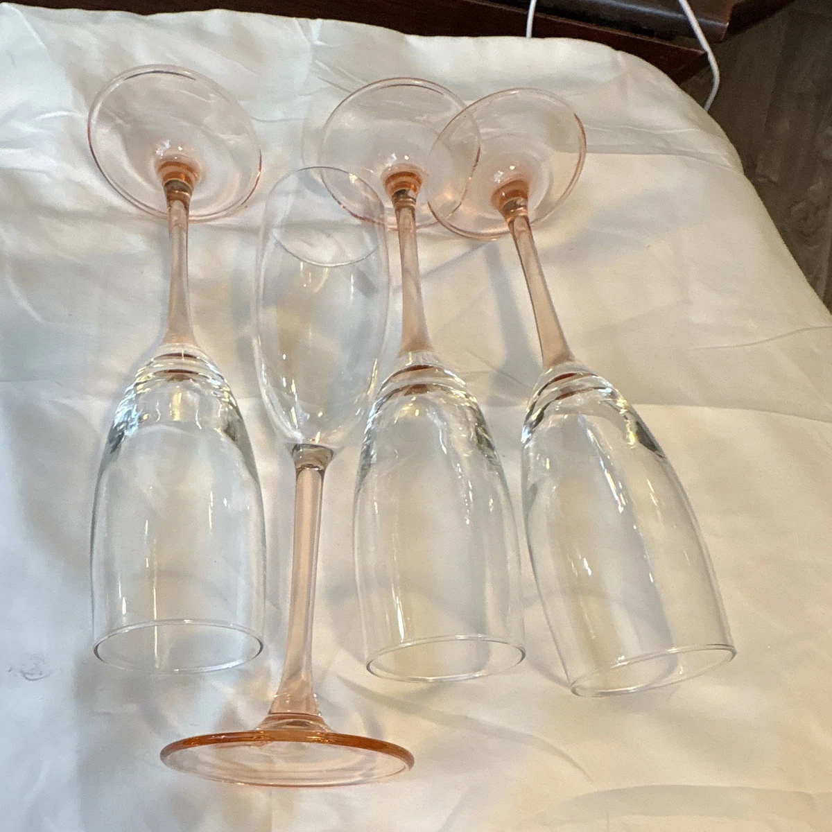 Pink Antique Glass Stemware for sale | eBay