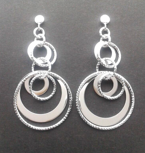 LES POULETTES BIJOUX Orecchini A Perno Mini Piuma In Argento 925 Rodiati - Gioiello Artigianale Francese In Confezione Regalo