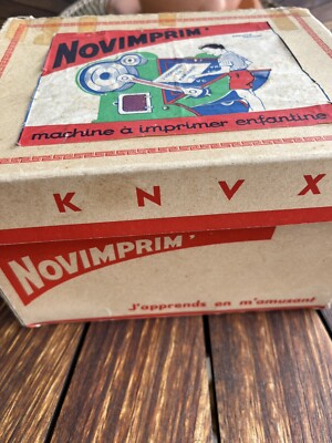 JOUET NOVIMPRIM VINTAGE ACCESSOIRES EN L'ÉTAT TAMPONS ET LETTRES