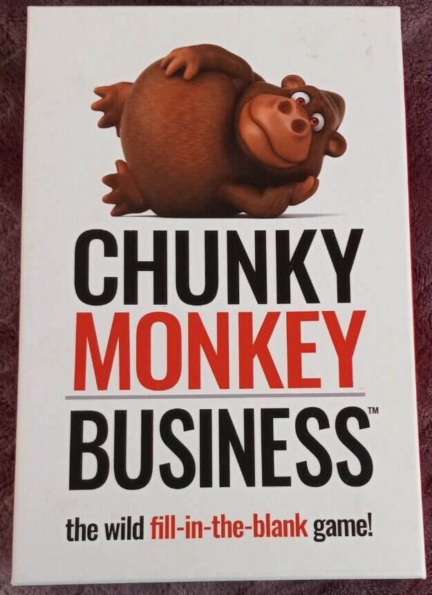 Chunky Monkey Business Game the Wild Fill-In-The-Blank Game Spin Master