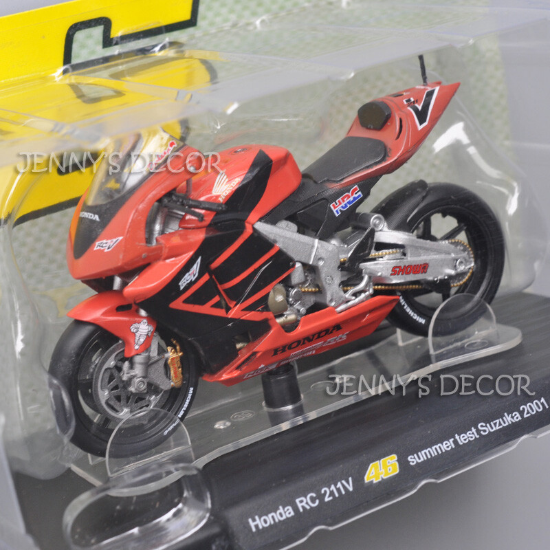 1:18 Scale Diecast Motorcycle Model Toy Honda RC 211V Miniature