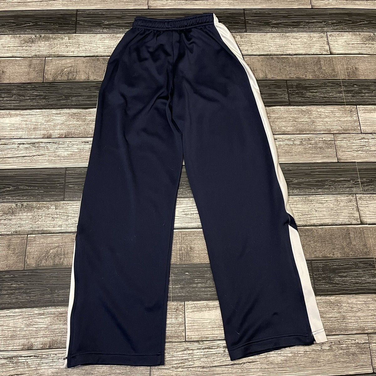 Nike Track Pants Boy's Size 18 XL Navy White Active Pants Zip