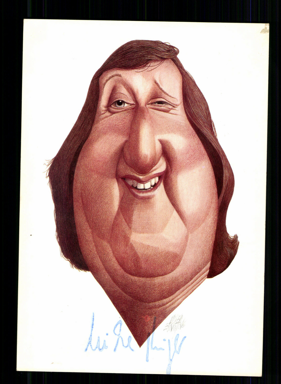 Mike Krueger Autograph Card Original Signed + F 10064