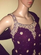 Indian lehanga, Choli and dupatta- Dark Purple