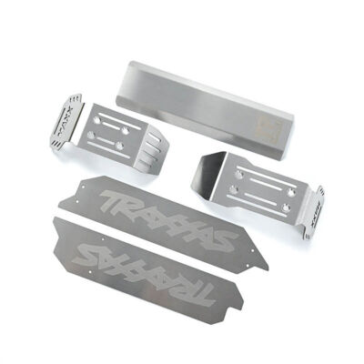 For TRAXXAS 1/10 MAXX 2.0 RC Car Stainless Steel Chassis Armor Skid Plate Guard