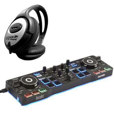 Hercules DJ Control Starlight + Kopfhörer