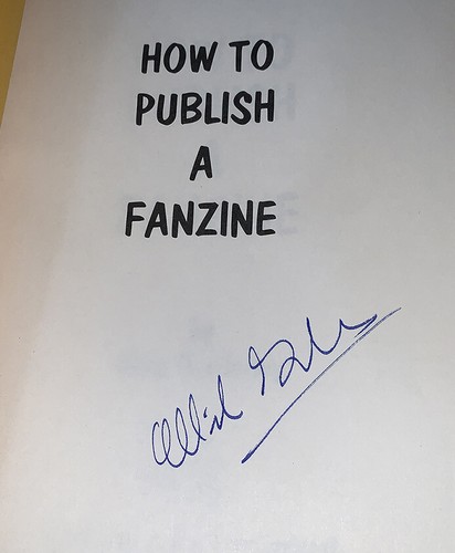 How to Publish a Fanzine Mike Gunderloy Loompanics SIGNED signature factsheet 5 - Picture 5 of 7