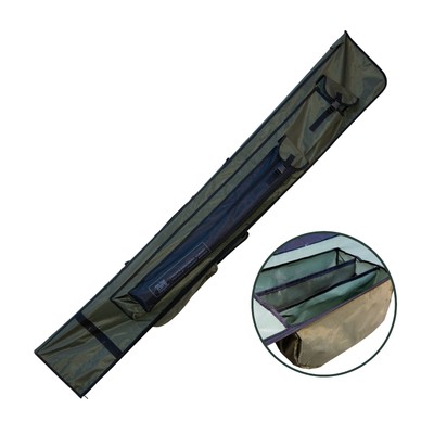 Lineaeffe Karpfen Rutentasche Rutenfutteral Angeltasche 3 Ruten + 3 Rollen
