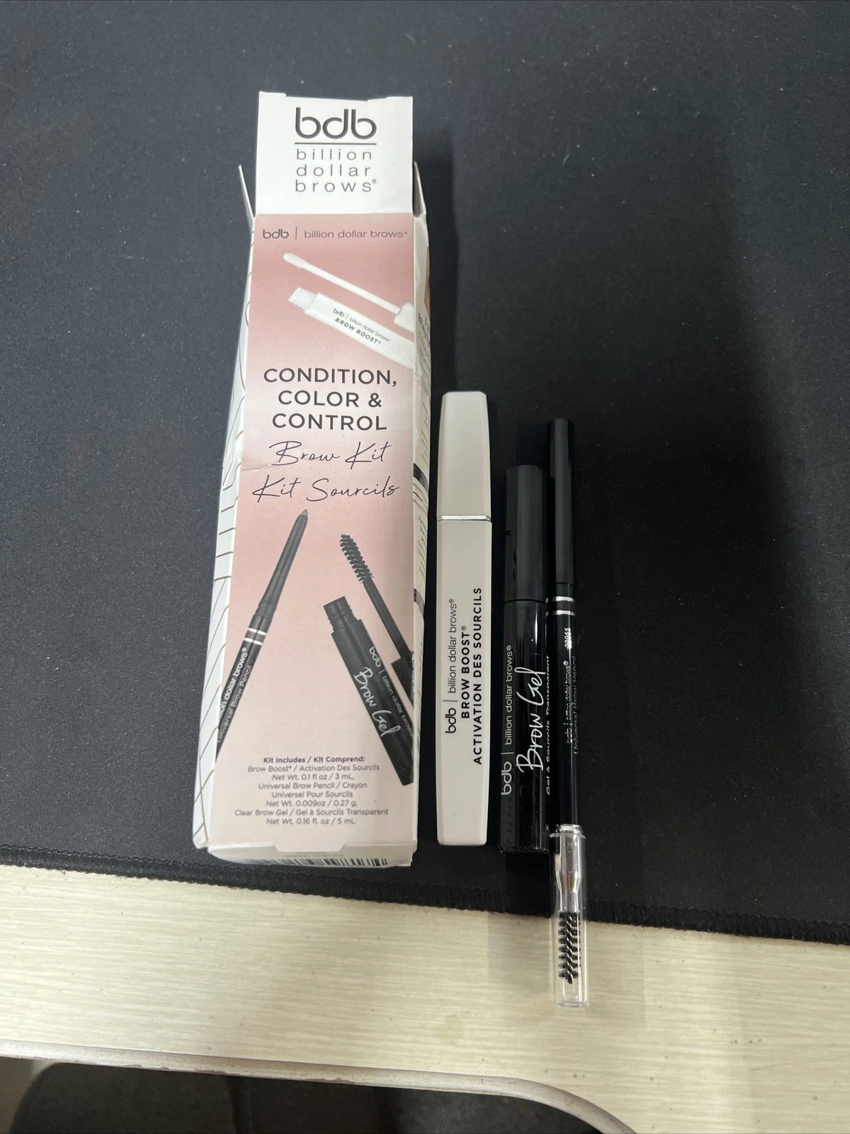 BDB Billion Dollar Brows Condition, Color & Control Brow Kit - 3 Piece Set new