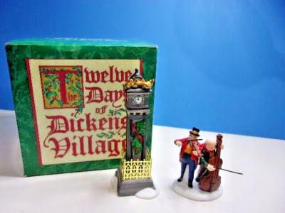 Dept 56 Twelve Days of Dickens Village FOUR CALLING BIRDS 58379 Accessory IOB