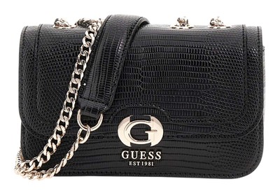 GUESS Orlina Mini Convertible XBody Flap Umhängetasche Tasche Black schwarz Neu
