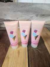 3PK Bath  Body Works Fruity Sherbet Scoop Body Cream 8oz NEW