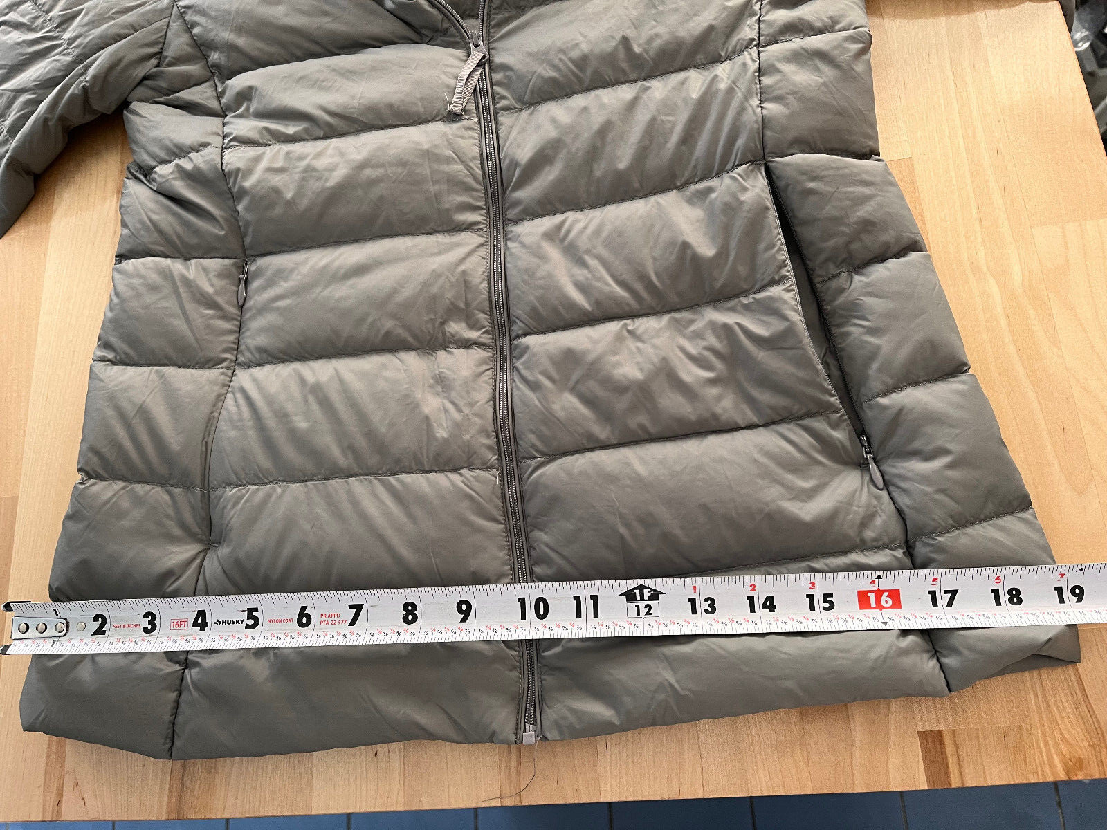 Quince GRAY Lightweight Down Packable Puffer Jack… - image 8