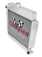 Cold Champion 2 Row All Aluminum Radiator For 1969 - 1976 Bmw 2002 L4 Engine