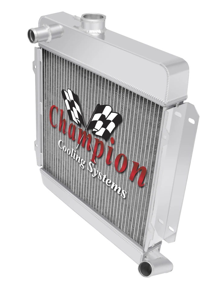 Kool Champion 3 Row All Aluminum Radiator for 1969 - 1976 BMW 2002 L4 Engine - Image 3 of 4