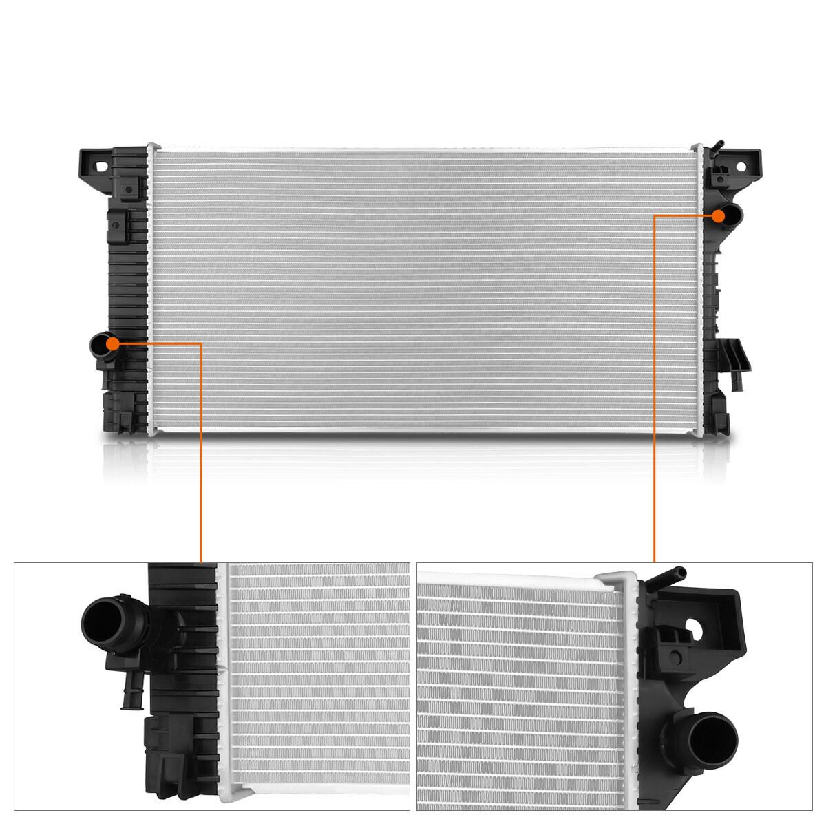 For 15-20 Ford F150 2.7L/3.5L/5.0L AT V6 OE Style Aluminum Radiator DPI ...