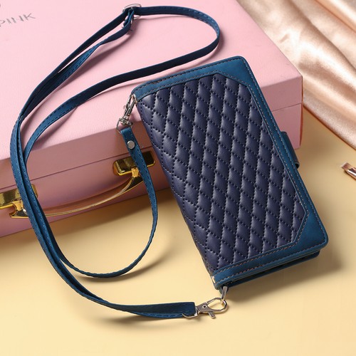 For iPhone 16 Pro Max 15 14 13 12 11 XR 8Plus Crossbody Zipper Wallet Phone Case - Picture 12 of 81