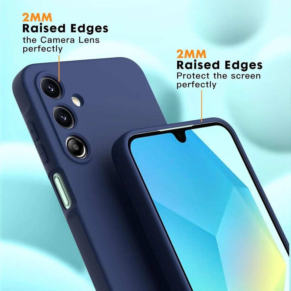COVER + PELLICOLA VETRO PER SAMSUNG GALAXY A16 4G / 5G CUSTODIA SILICONE MORBIDO - Immagine 4 di 4