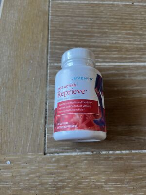 Juvenon REPRIEVE  60 Caps Fast-Acting Joint Pain Relief Supplement Solution NEW