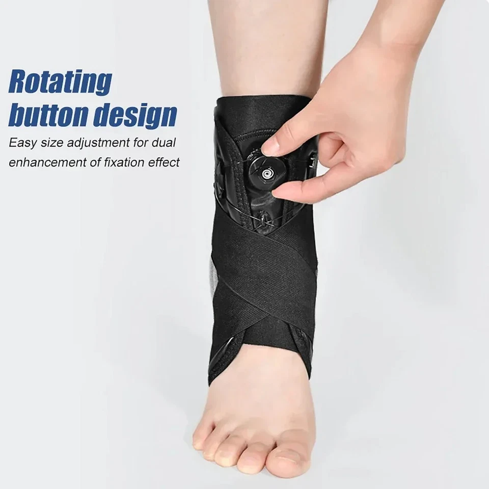 Foot Drop Ankle Brace Splint Orthotics Fracture Sprain Injury Stabilizer Support - Image 3 of 4