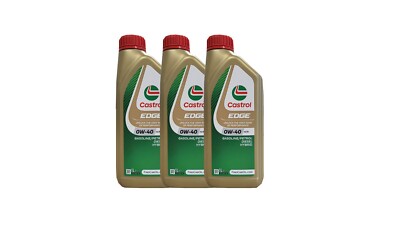 Castrol Edge 0W-40 A3/B4 BMW LL01 MB 229.5 Porsche A40 Motoröl 3x1 Liter