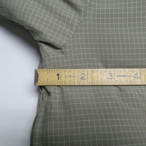 VTG Nike Grid Down Jacket Youth XL 18-20 Olive Zip Hood Puffer Mini Swoosh ACG - Picture 17 of 24