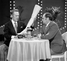 Vin Scully Bob Newhart in The Vin Scully Show 1973 Television Old Photo