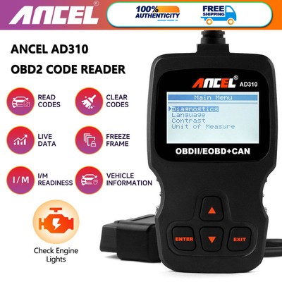 ANCEL AD310 Kfz OBD2 Diagnosegerät Diagnose Tool Fit für vauxhall Fit für VW