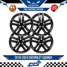 19" Wheel Skins Hub Caps Full Rim Covers SET/4 For 2018-2024 Chevrolet Equinox