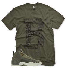 New Olive "B" BLESSED T Shirt for J1 Class of 2003 CP3 Olive Green Army