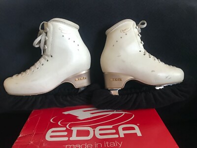 Patins Artistiques Edea Piano Pointure 240 - Bon état, Lame Retirée, Fabriqués En Italie Pour Patineurs Avancés