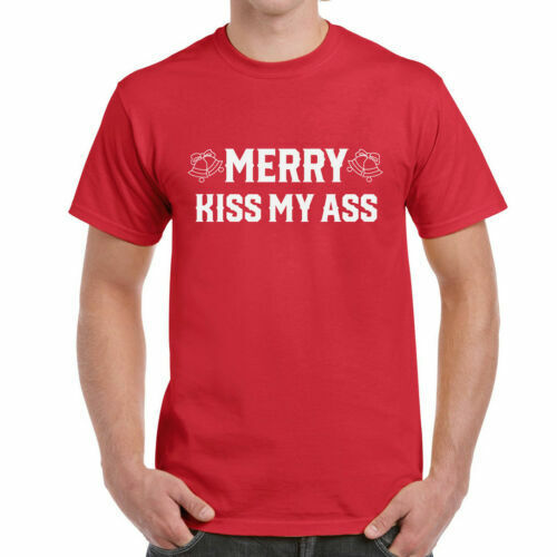 Frohe Kiss Mein Arsch T Shirt Weihnachten Lustiger Witz Urlaub Ebay