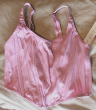 Colsie Ribbed corset top size L NWT