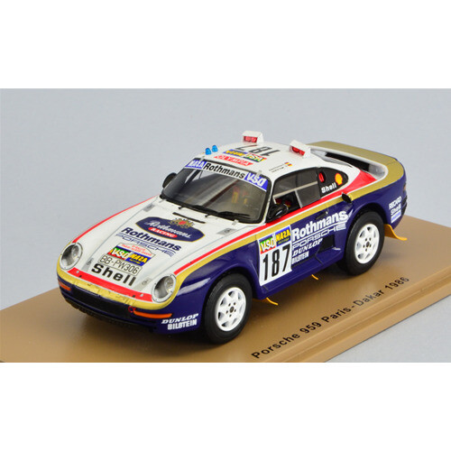 MINICHAMPS 400 866287 PORSCHE 959 RALLY #187 RALLY PARIS DAKAR