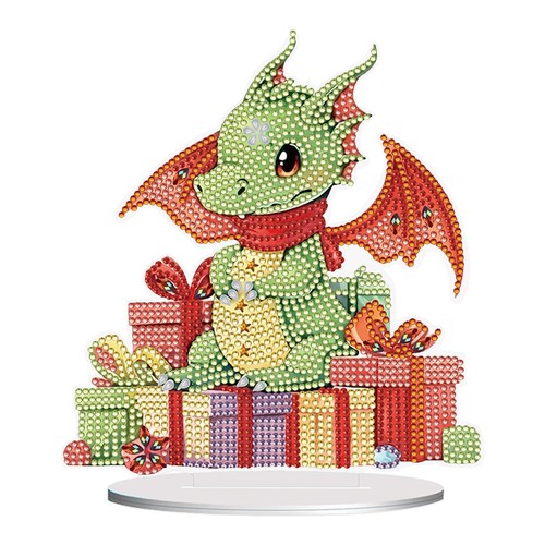 Kit Peinture Diamant DIY Ornement Noël - Artisanat Strass Simple Face, Décoration Bureau Cadeau