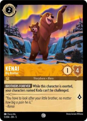 1x Kenai - Big Brother NM Eng Lorcana - Shimmering Skies