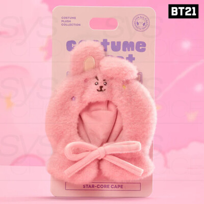 BTS BT21 Official Goods THE JOURNEY STAR CORE CLOSET HOODIE CAPE +