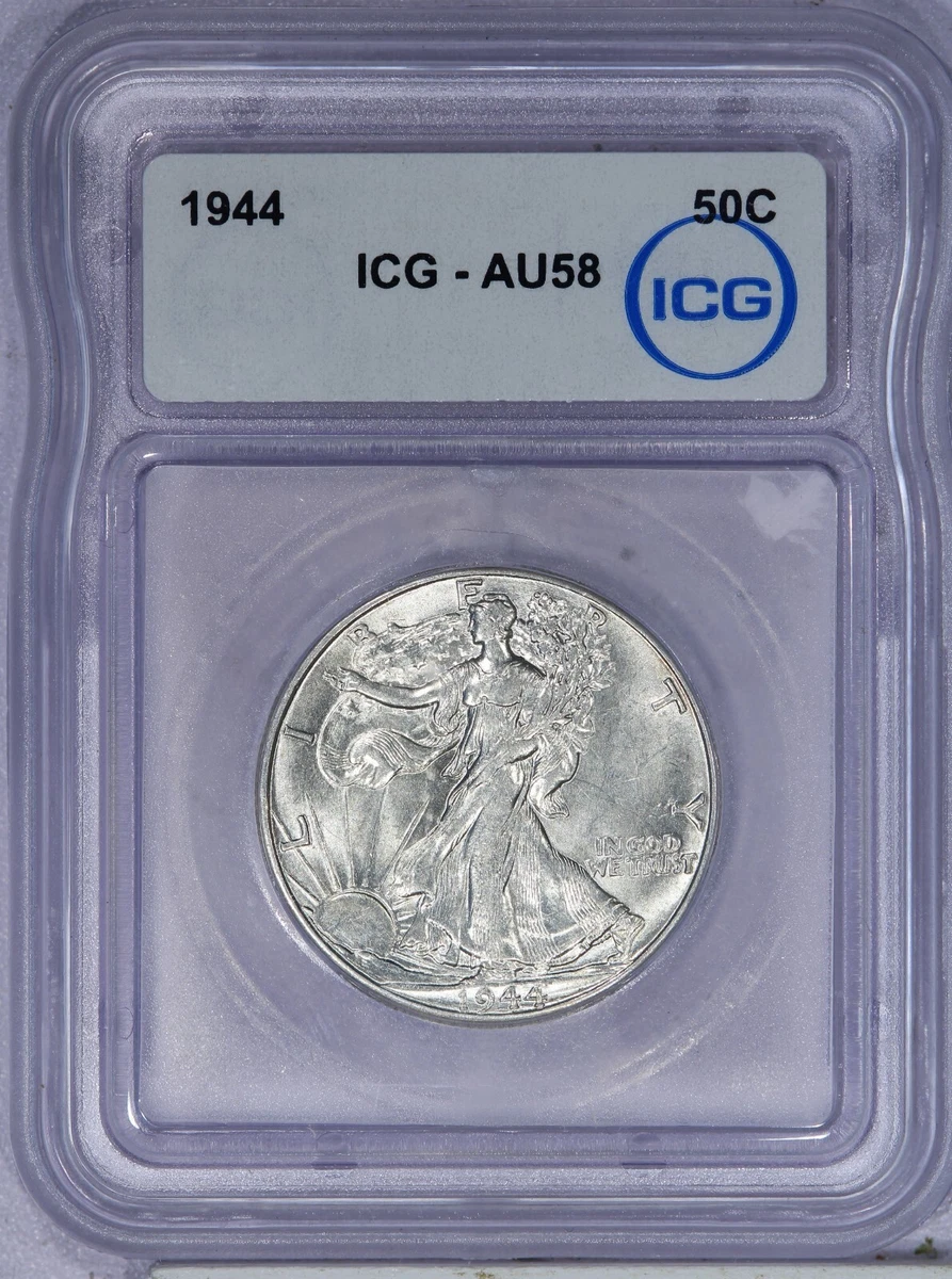 ICG Grade AU 58 US Half Dollar Coins for sale | eBay