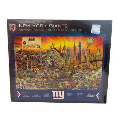 NEW NFL New York Giants Joe Journeyman Search & Find Joe Puzzle 500pc
