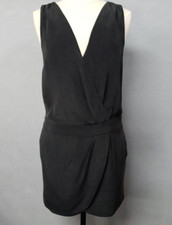 J. Crew 100% Silk LBD Little Black Mini Dress Women's 6 Fully Lined Quiet Luxury