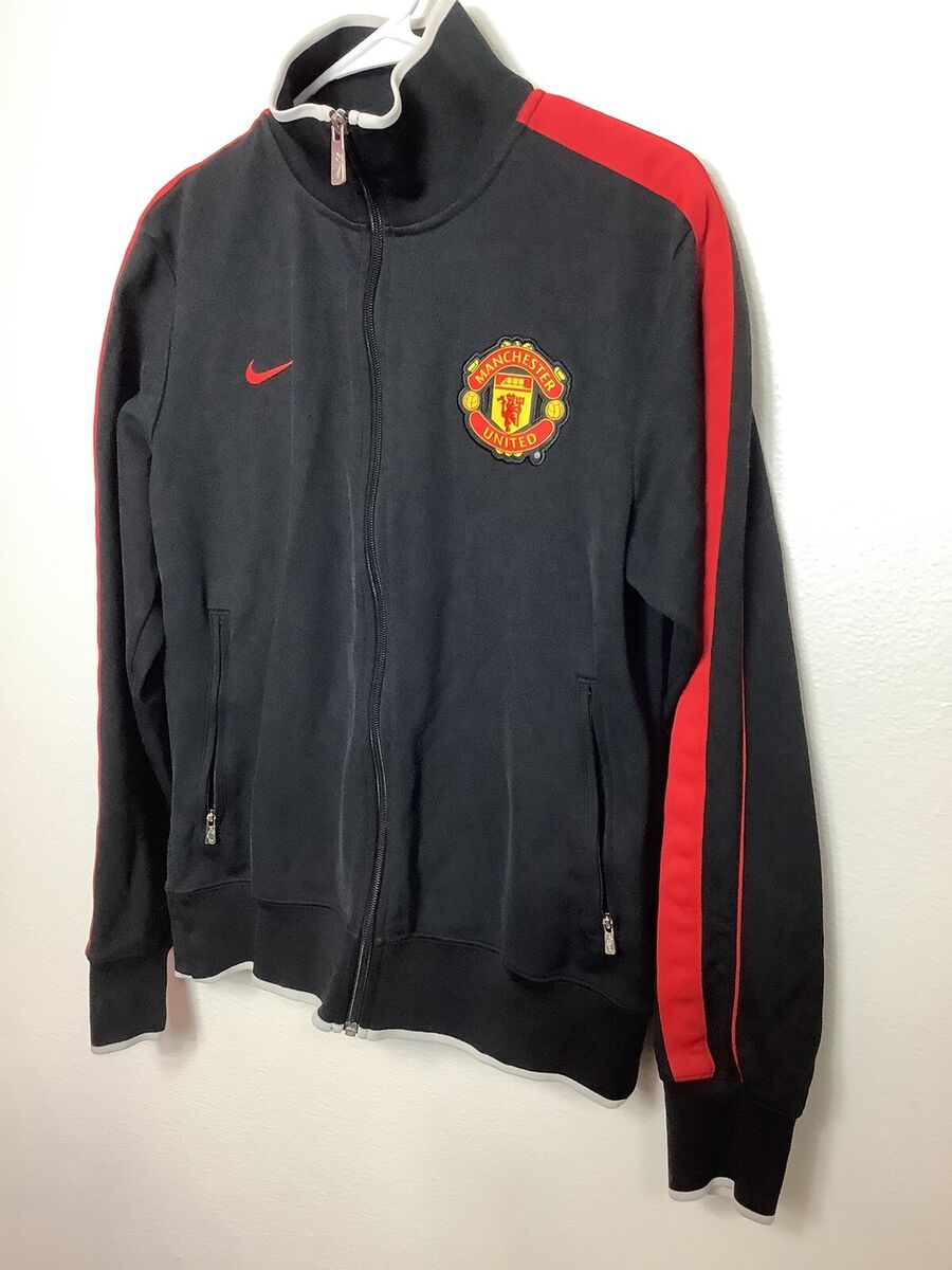Nike Manchester United WarmUp Soccer Track Jacket Size Men's Nike Manchester United WarmUp Soccer Track Jacket Size Men's