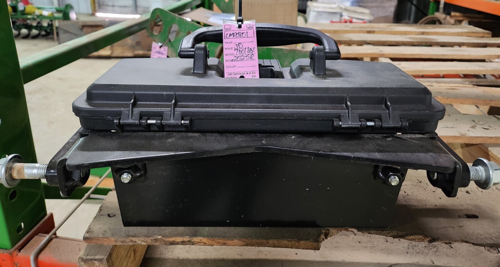 John Deere 2025R GEN 2 Toolbox Black w/ Mounting Bracket LVA21859 LVA21903 eBay