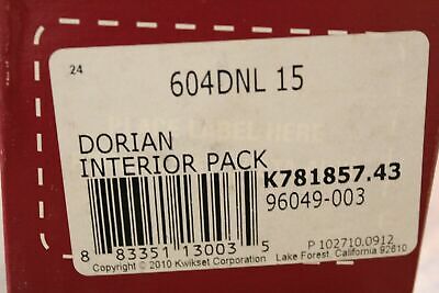 Kwikset 604DNL 15 Dorian Non-Handed Lever, Satin Nickel Kwikset 604DNL 15 Dorian Non-Handed Lever, Satin Nickel